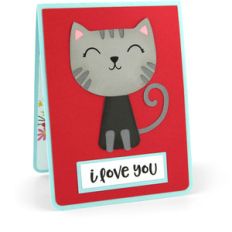 twist pop card love more than the cat