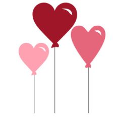 heart balloons