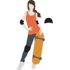 Skater (Jane paper doll)