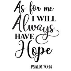 will always have hope