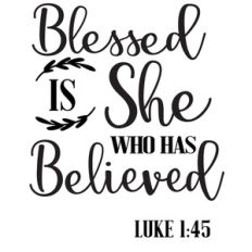 blessed she believed