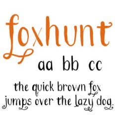 cg foxhunt font
