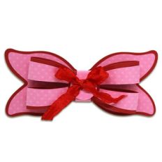 puckered layered bow