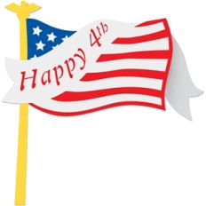 happy 4th flag