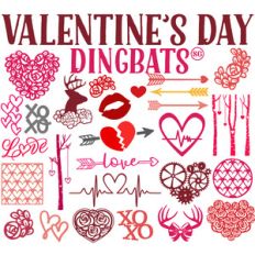 sg valentine's day dingbats