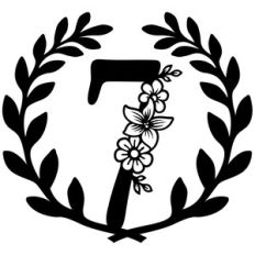 floral number 7