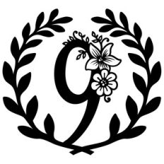 floral number 9