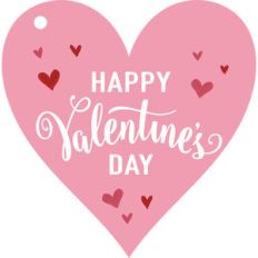 happy valentine's day tag