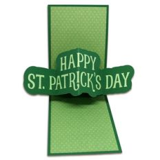 st. patrick's day twist pop card