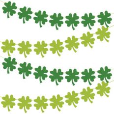 four leaf clover garland