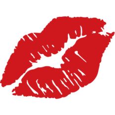 lipstick kiss