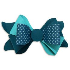 double split bow two toned