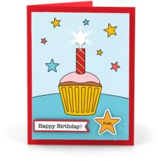 light up card candle