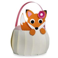 cute fox basket