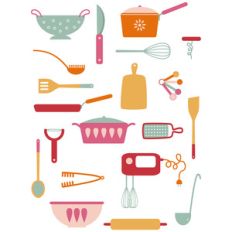 kitchen cooking stickers