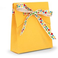 3d box ribbon tie pennant flap box