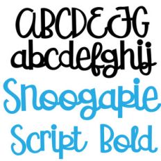 zp snoogapie script bold