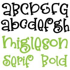 zp migleson serif bold