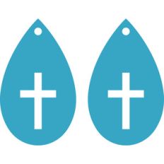 cross earrings