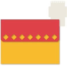 basic diamonds envelope
