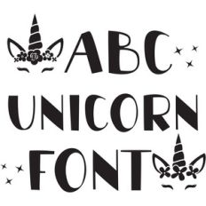 unicorn font