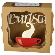 barista coffee gift card box