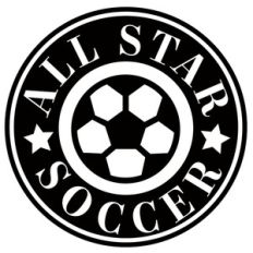 all star soccer label