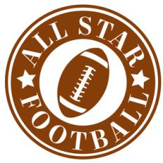 all star football label