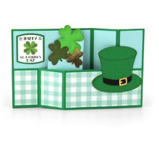 wiper card st. patrick's hat