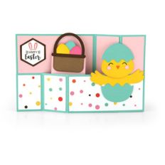 wiper card easter chick