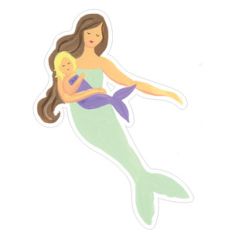 mermaid and merbaby