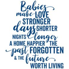 babies make love stronger