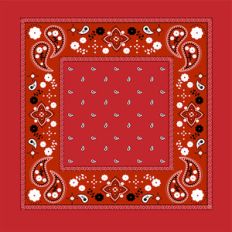red bandana pattern