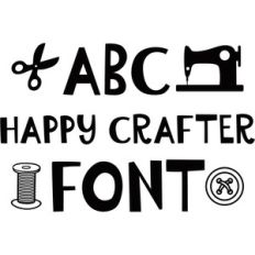 happy crafter font