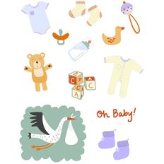 cute baby stickers