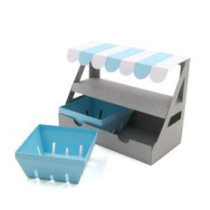 3d small market stall
