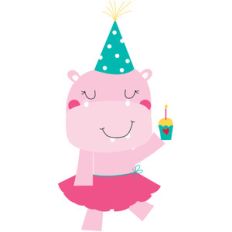 birthday hippo