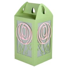 nouveau rose lantern