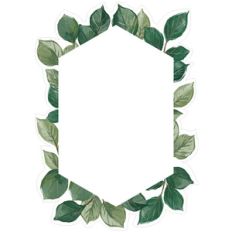hexagon greenery invite