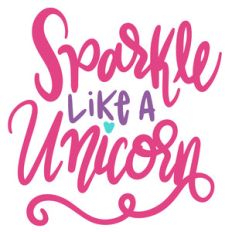 sparkle like a unicorn