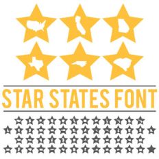 star states font