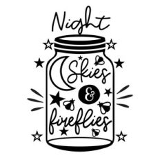 night skies and fireflies
