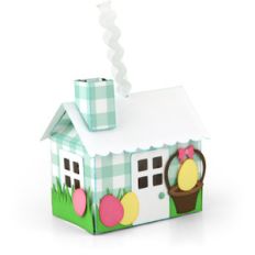 house ornament easter basket