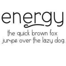 cg energy font