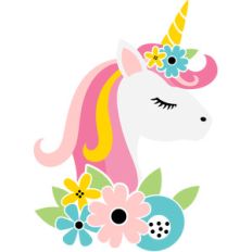 unicorn head flowers