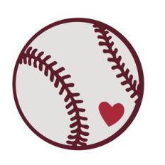baseball with heart
