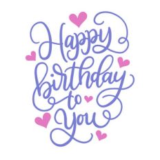 happy birthday to you
