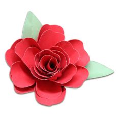 3d rose flower