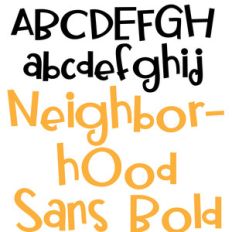 pn neighborhood sans bold