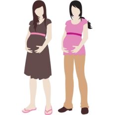 Pregnant Penelope Paper Doll Clothing Set